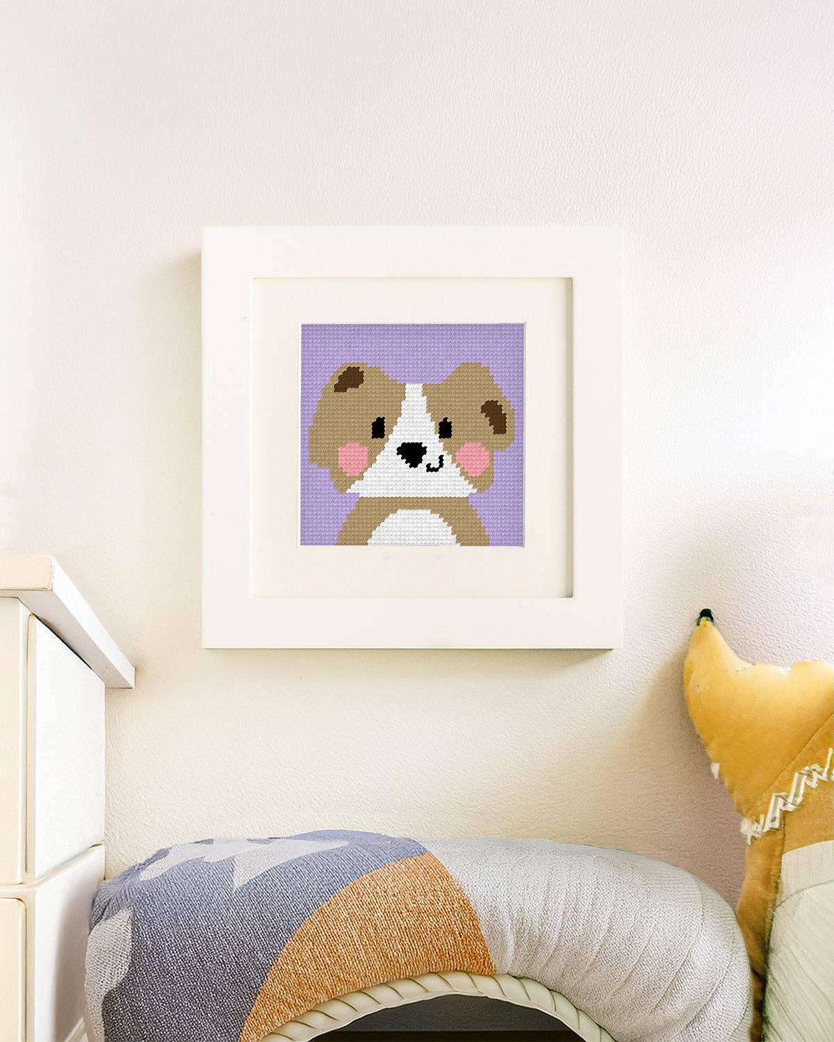 David, the Dog - Needlepoint Kit for Kids